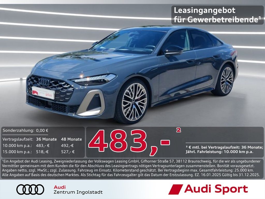 Audi S5 Limousine TFSI editon one MATRIX Pano AHK HuD Leasing