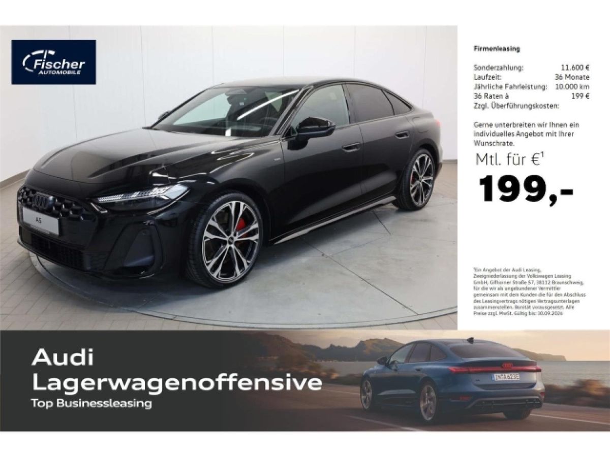Audi A5 Limousine e-hybrid quattro S line 0,5% DW-Versteuerung Leasing