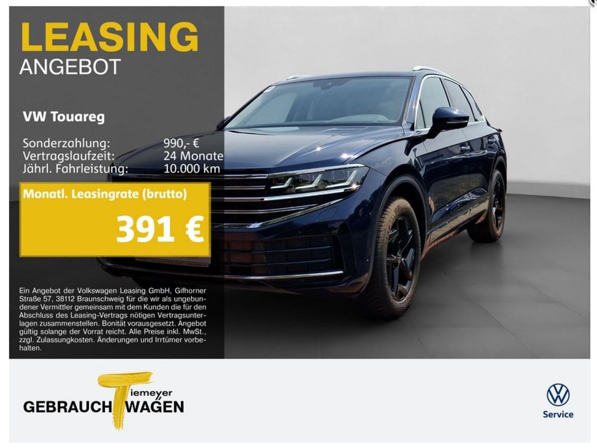 Volkswagen Touareg ELEGANCE LUFT PANO ST.HEIZ Leasing