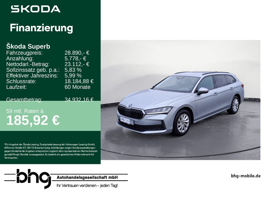 Skoda Superb Combi 1.5 TSI mHEV DSG Essence *ACC*NAVI* Leasing