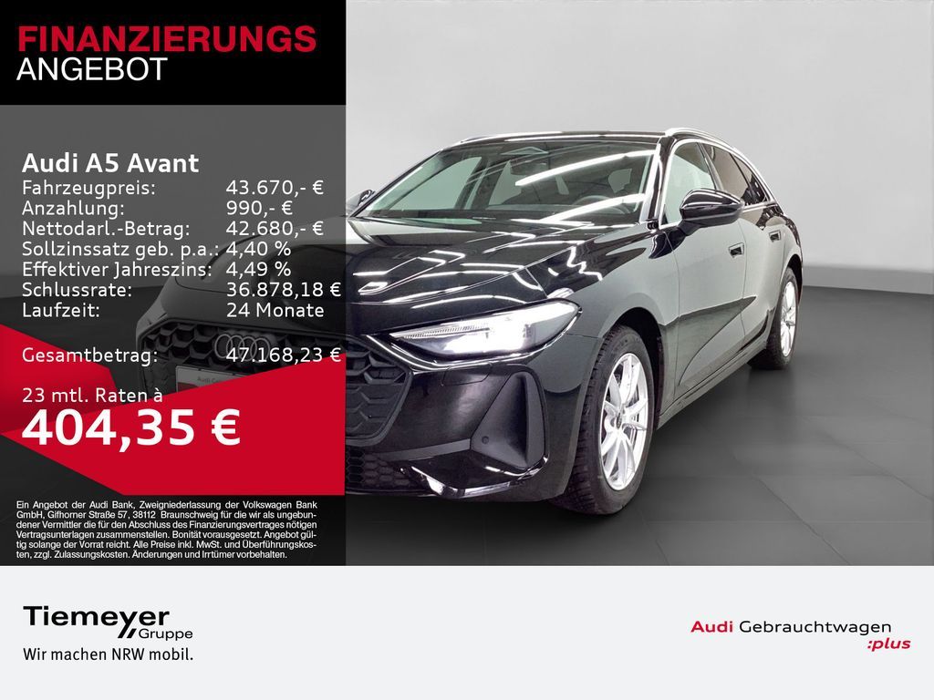 Audi A5 Avant TFSI Q LM18 KAMERA AHK SPORTSITZE SOUND Leasing