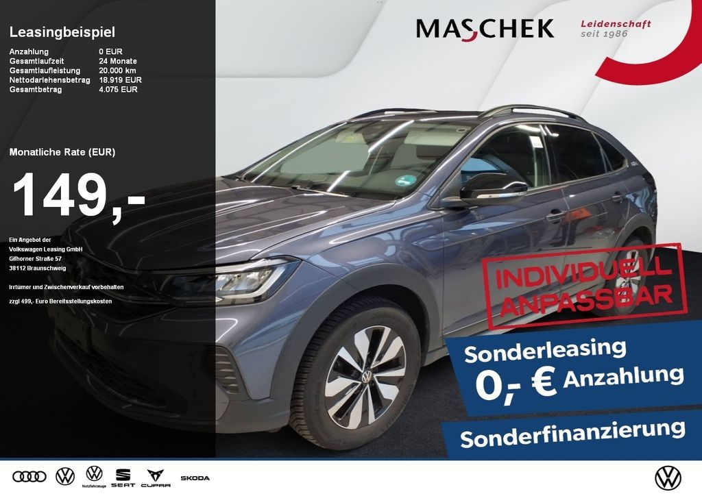 Volkswagen Taigo Goal 1.0 TSI Sonderleasing! Navi Sitzh. Leasing