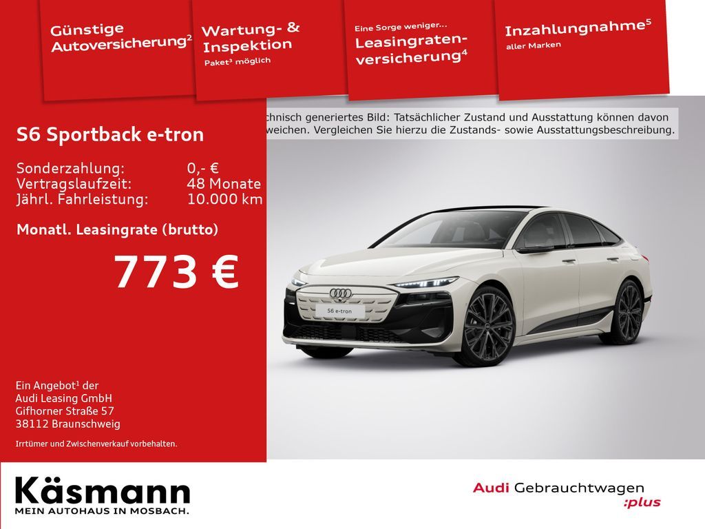 Audi S6 Sportback e-tron qu MATRIX HUD AHK TECH PRO Leasing