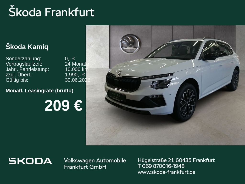 Skoda Kamiq Balance 1,5 TSI 110 kW 7-Gang-DSG zzgl. 1. Leasing