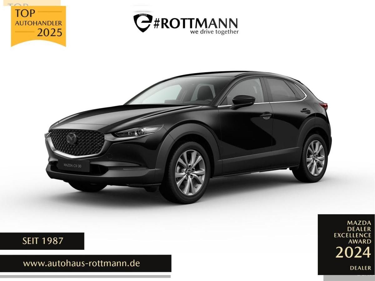 Mazda CX-30 eSKYACTIV-G2.5 140 ps Aut. Takumi Leder-Schwarz Leasing