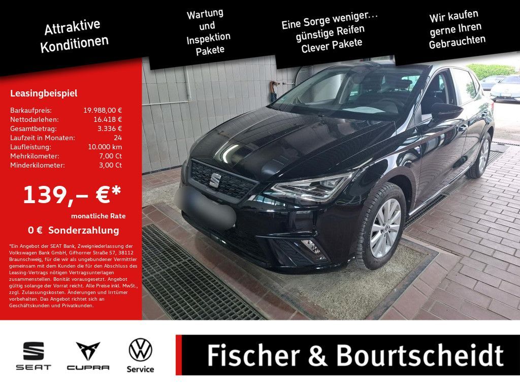 Seat Ibiza 1.0 TSI Style Edition SHZ ACC FACEL. LED Leasing