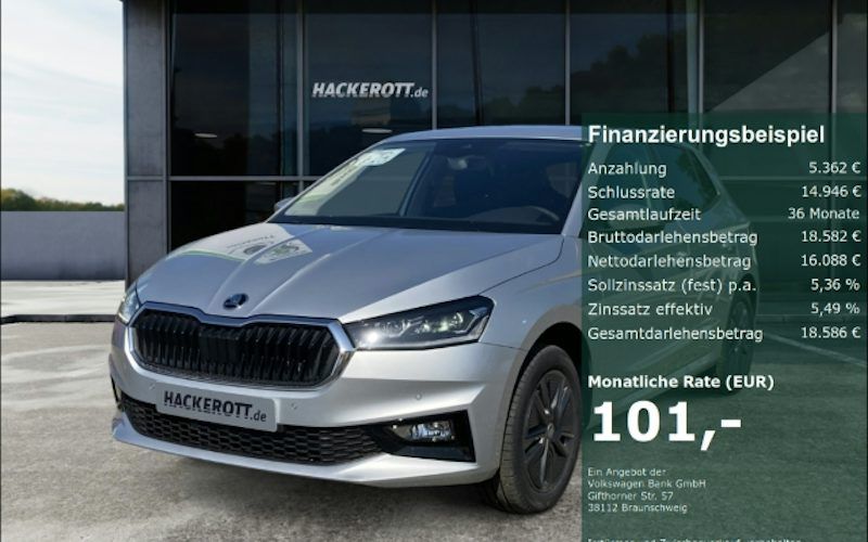 Skoda Fabia 1.0l TSI 70kW Tour 5dr Auto kaufen