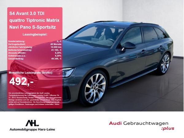 Audi S4 Avant 3.0 TDI quattro Tiptronic Matrix Navi Pano S-Sportsitz Leasing