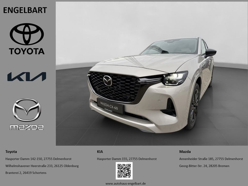 Mazda CX-60 Homura Plus Hybrid AWD HUD El. Panodach Na Leasing