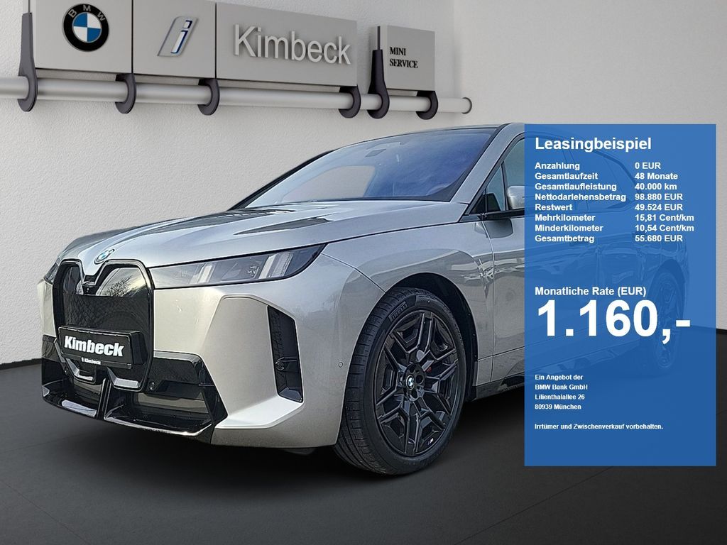 BMW iX xDrive60 M SPORT Allradlenk Sitzbelüft Luftfe Leasing