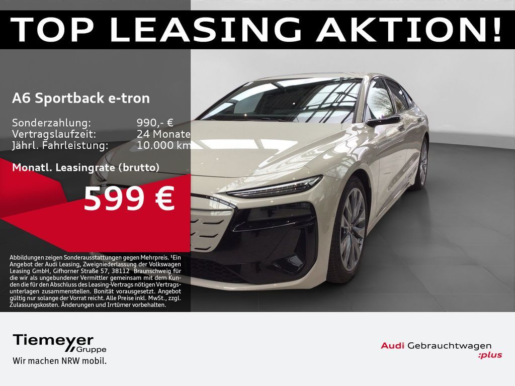 Audi A6 e-tron Sportback Q 2x S LINE LM21 BuO LUFT AH Leasing