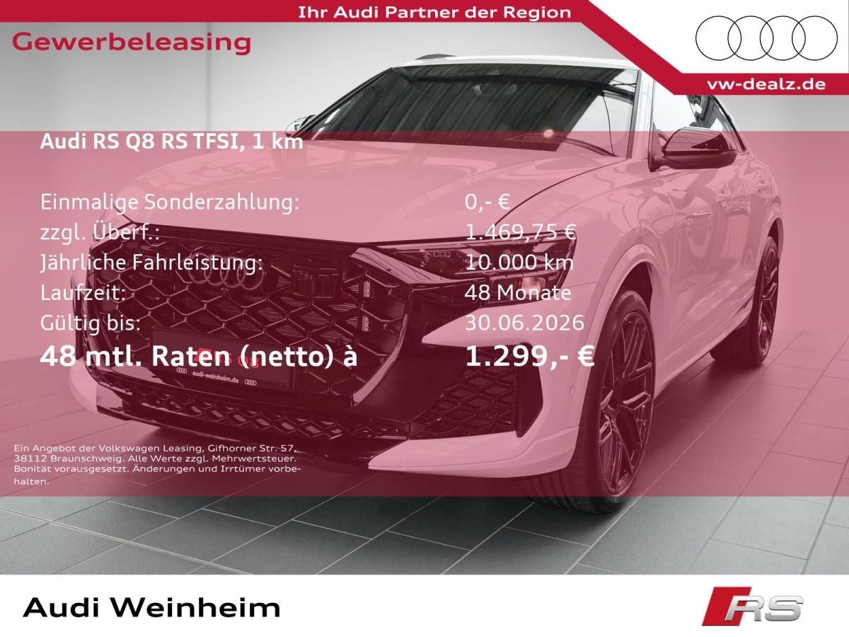 Audi RS Q8 SUV tiptronic AHK PANO HeadUp Leasing