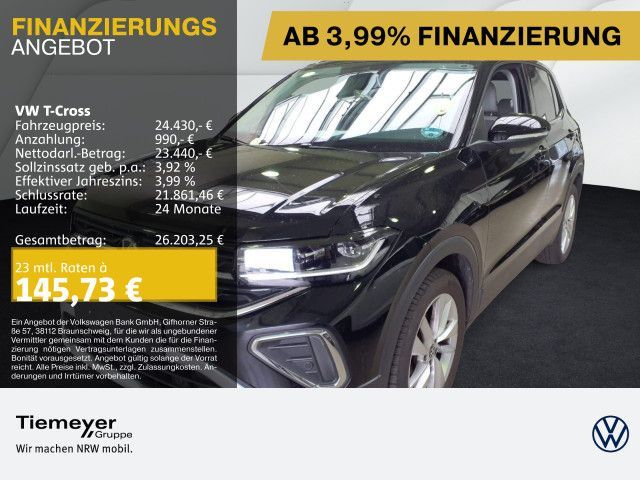 Volkswagen T-Cross 1.0 TSI DSG STYLE LM18 ACC NAVI KAMERA Leasing