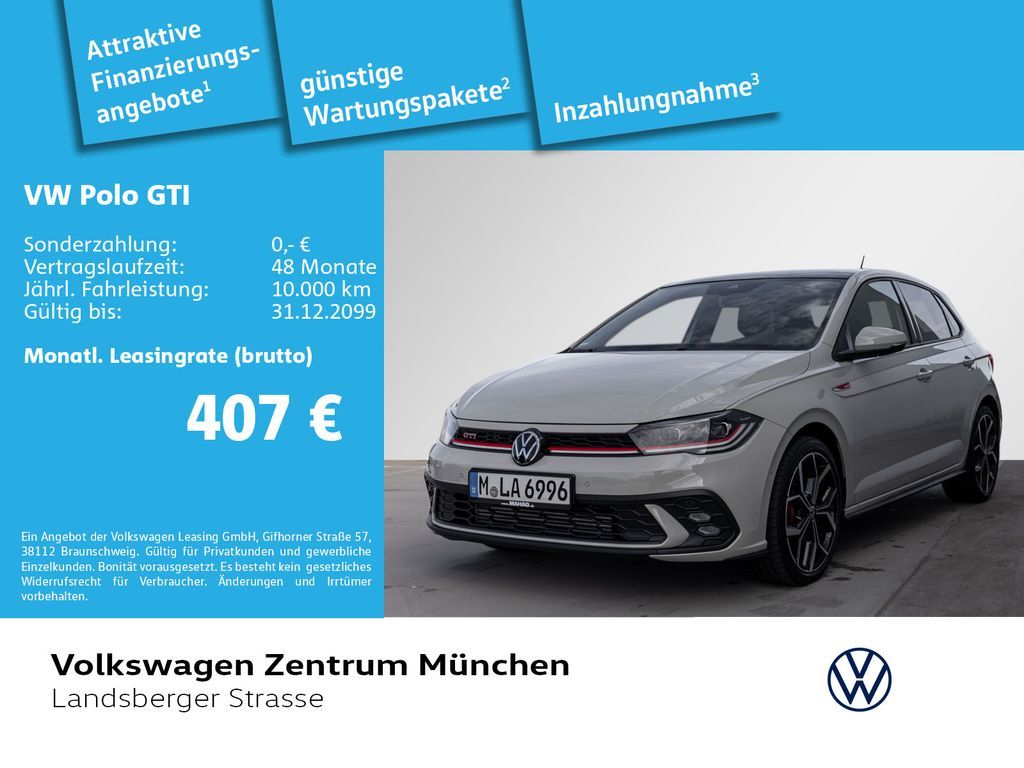 Volkswagen Polo GTI 2,0 TSI ACC IQ.Light Navi Rear View Led Leasing