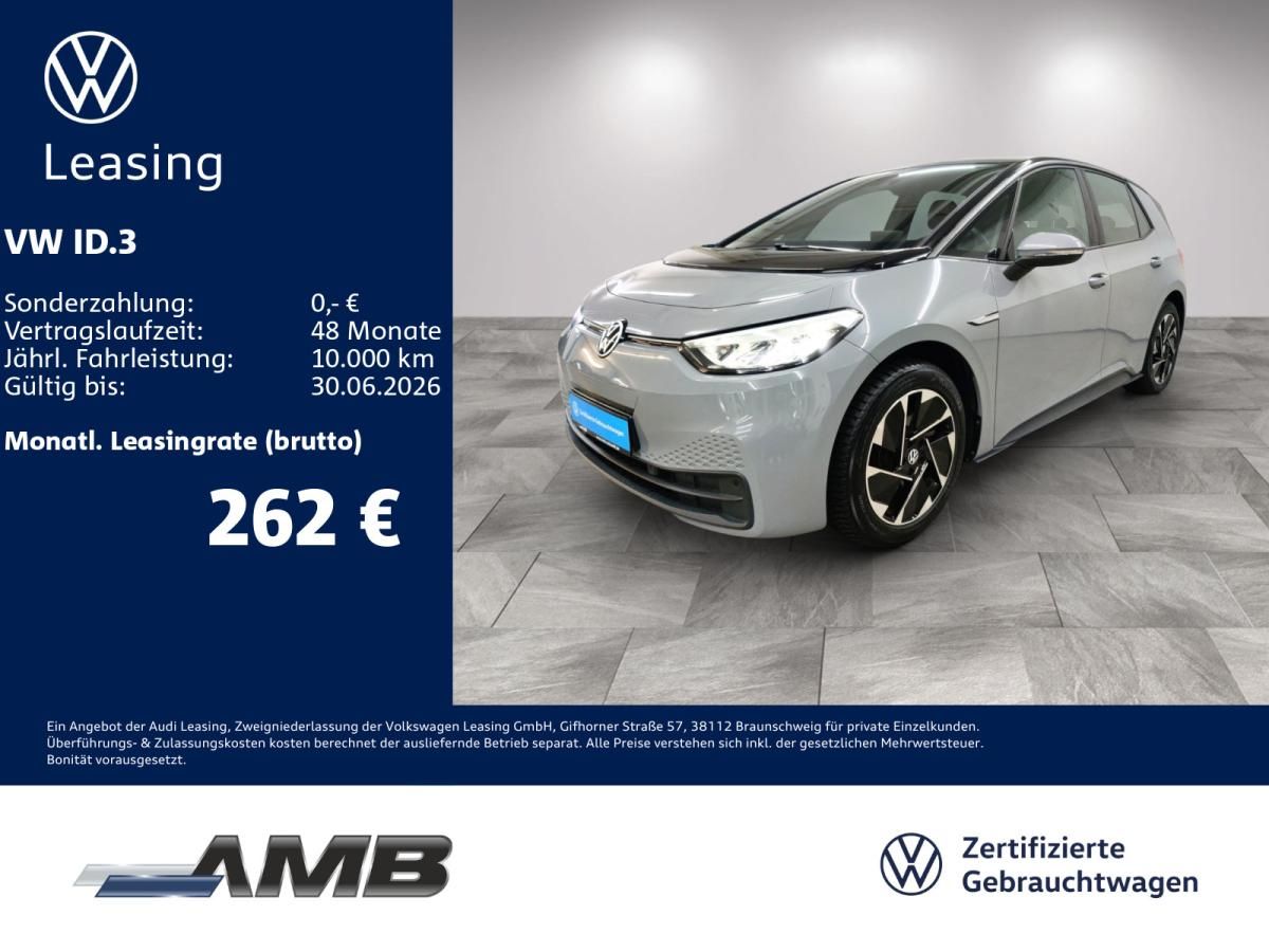 Volkswagen ID.3 Pure LED/ACC/Navi/Sitzhzg/Alu18/Lederlenkrad Leasing