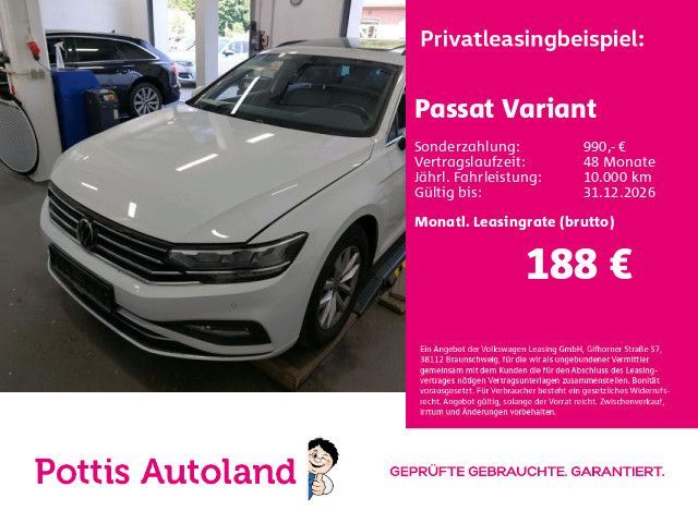 Volkswagen Passat Variant 2.0 TDI DSG BUSINESS PANO NAVI KA Leasing