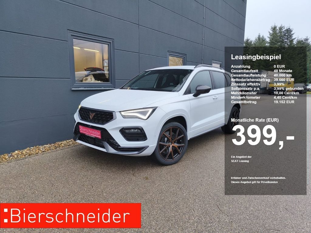 Cupra Ateca 300 4DRIVE VZ ab 399.- 1.590.-Anzahlung Bu Leasing