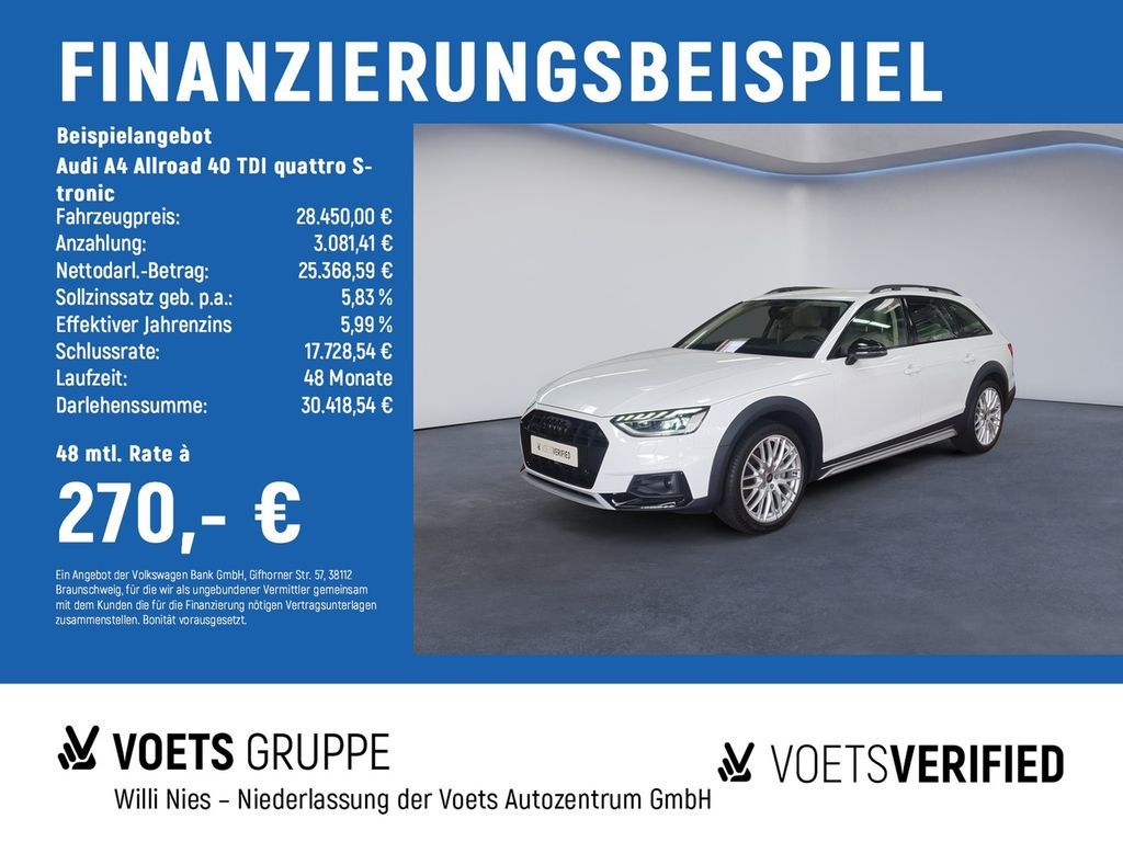 Audi A4 Allroad 40 TDI quattro S-tronic MATRIX-LED+AH Leasing