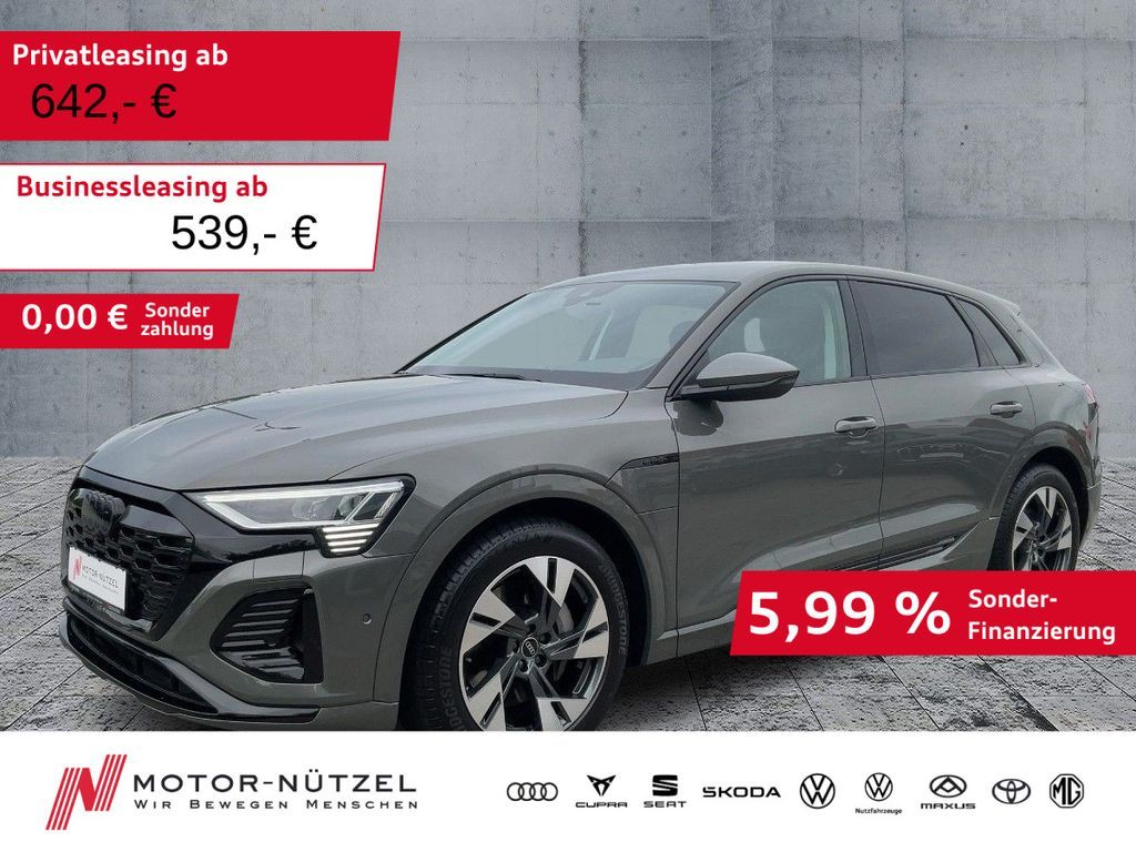 Audi Q8 e-tron 50 QU S-LINE MATRIX+NAV+RFK+ACC+AIR+20 Leasing