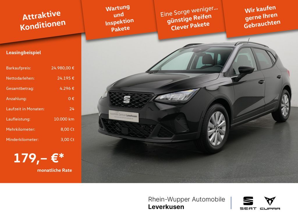 Seat Arona 1.0 TSI Style SHZ NAVI AHK ACC FACEL. LED Leasing