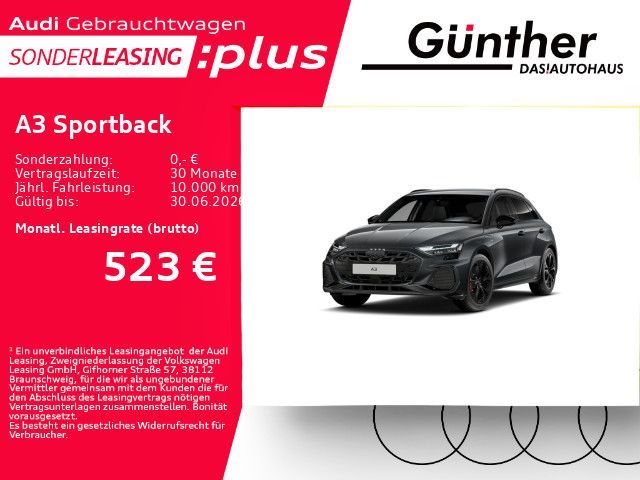 Audi A3 Sportback 45 TFSIe S LINE+WINTERRÄD+AHK+SONOS Leasing