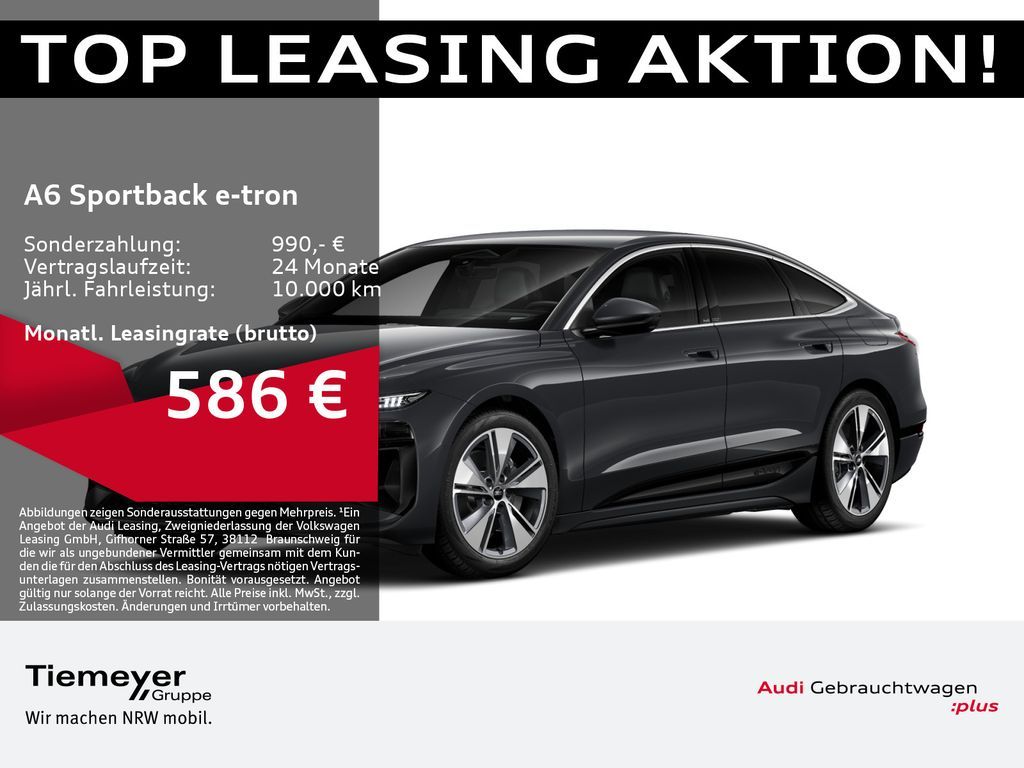 Audi A6 Sportback e-tron Q S LINE BuO AHK LUFT 360° H Leasing