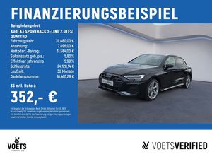 Audi A3 SPORTBACK S-LINE 2.0TFSI  QUATTRO LED+SONOS