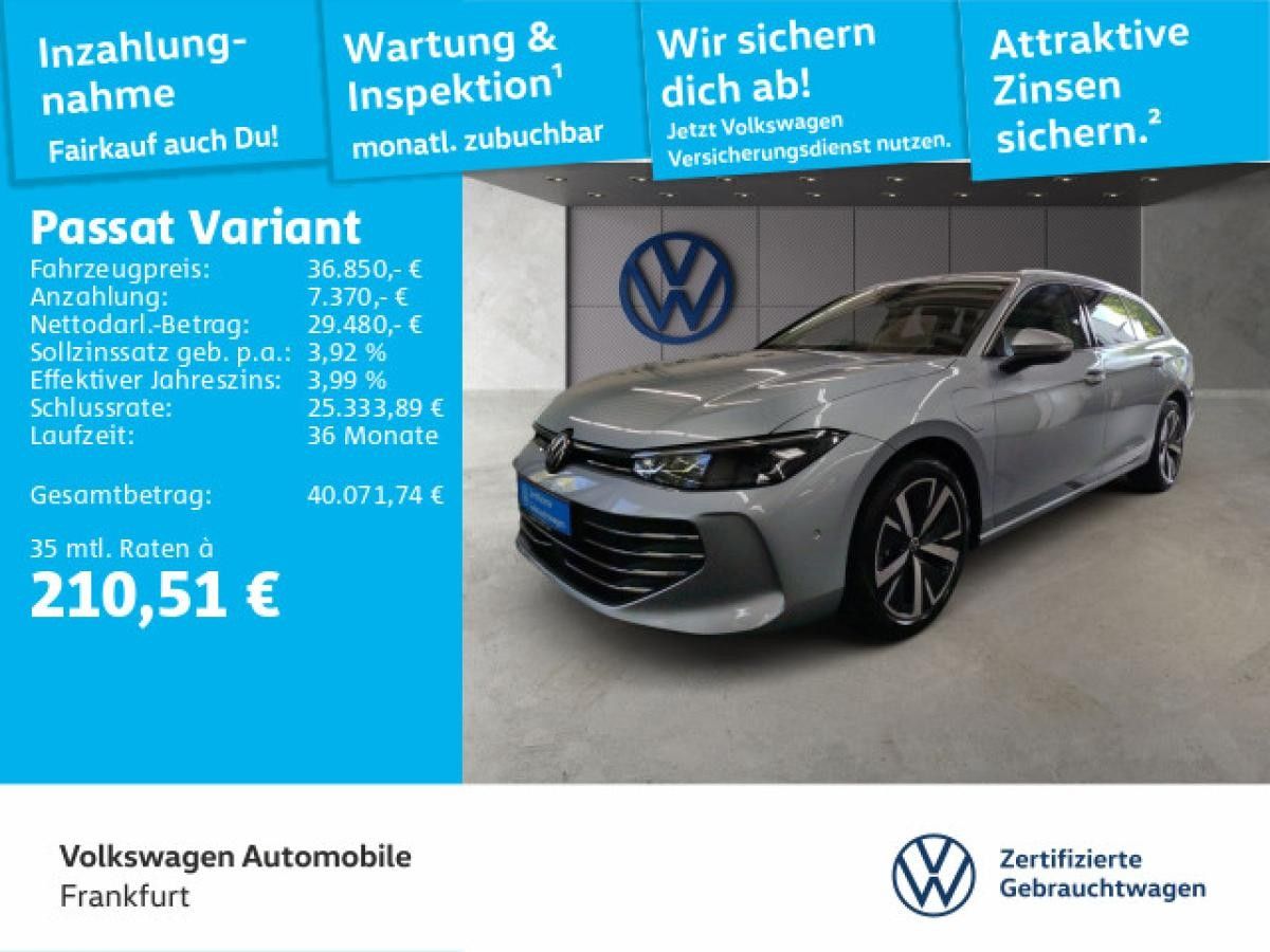 Volkswagen Passat Variant 1.5 TSI DSG eHybrid Business Navi LED DAB+ Leasing