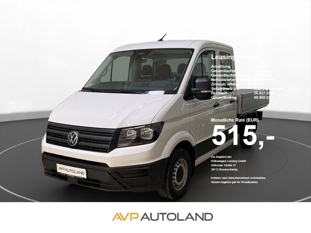 Volkswagen Crafter 35 DOKA Pritsche L3 kurz TDI | 7-SITZER Leasing