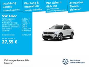 Volkswagen T-Roc GOAL 1.0 TSI 6-Gang NAV LEDD ACC APP