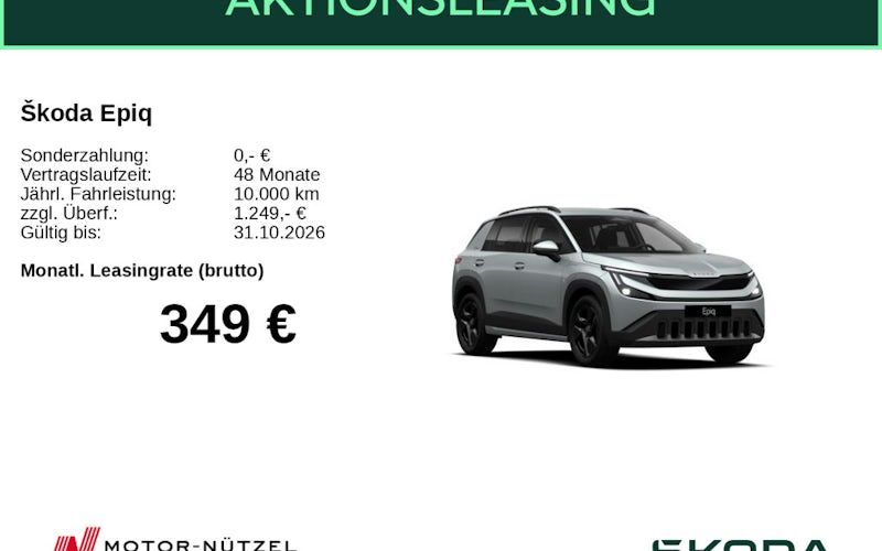 Skoda Epiq 55kWh Selection 5dr Kauf