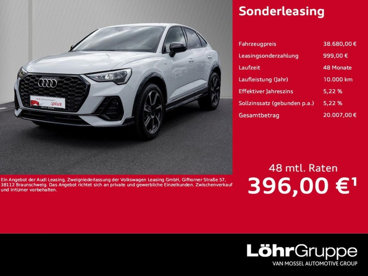 Audi Q3 Sportback 35 TFSI S line AHK ACC GWP Leasing