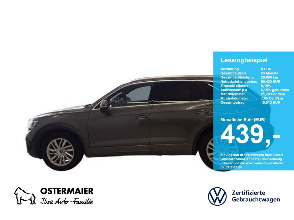 Volkswagen Touareg ELEGANCE 3.0TDI 231PS NP.104T PANO.AHK.S Leasing
