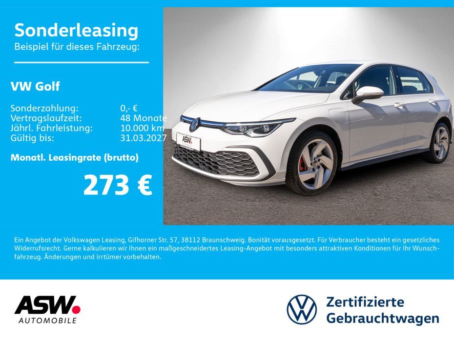 Volkswagen Golf GTE 1.4TSI eHybrid DSG LED Navi ACC AHK Leasing