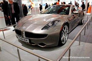 Das Plug-In Hybridauto Fisker Karma von Fisker Automotive.