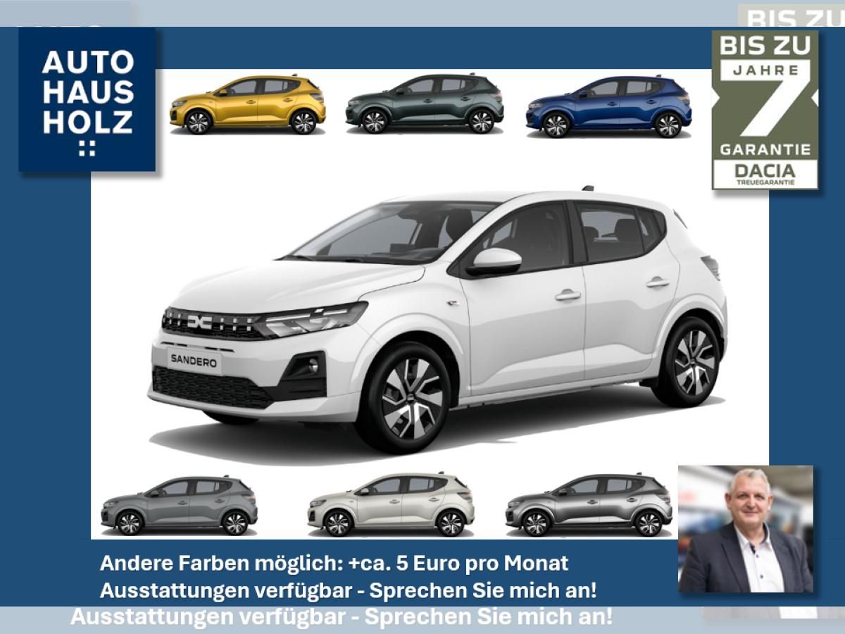 Dacia Sandero Expression Eco-G 120 🚀🔍inkl. Full-Service 📲 BESTELLAUTO (LZ. ca. 12 Wo.) Leasing