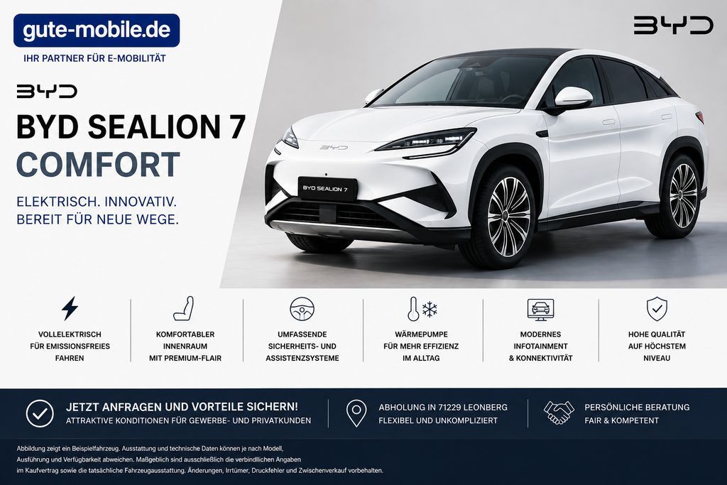 BYD Sealion 7 Comfort | ab ca. Ende Oktober verfügba Leasing