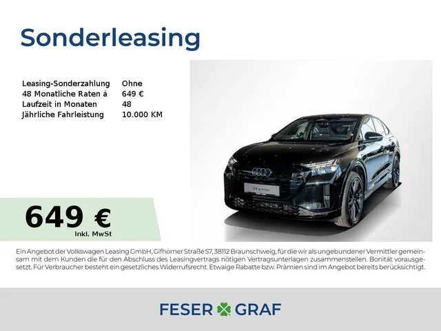 Audi Q4 Sportback qu. 2x S line/Matrix/TechPro/HuD