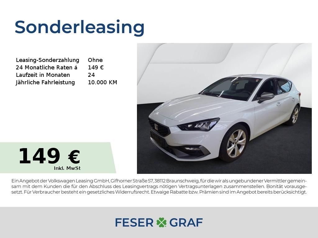 Seat Leon FR 2.0 TDI DSG - NAVI,ACC,RFK,SHZ,LED, Leasing