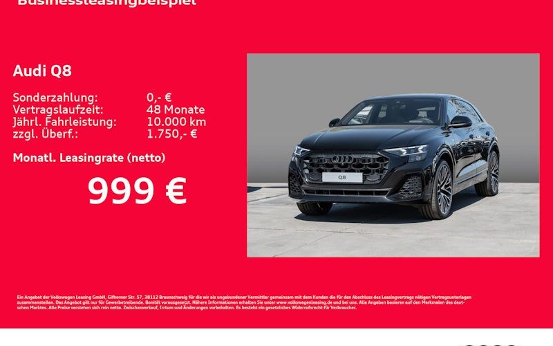 Audi Q8 TFSI E 290 KW Quattro Tiptronic 5dr Kauf