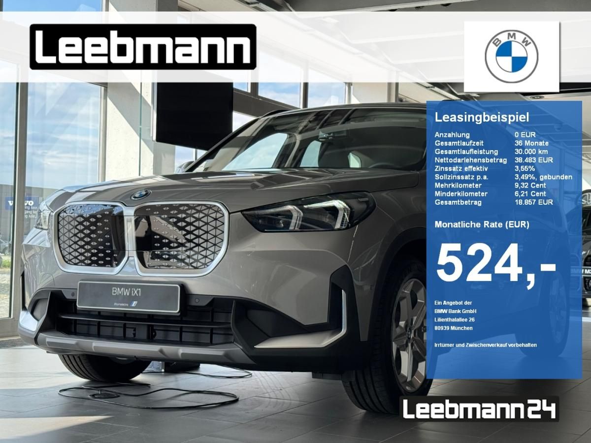 BMW iX1 xDrive30 AHK/18-Zoll-LM/AdaptLED/RFK/KomfZug. Leasing