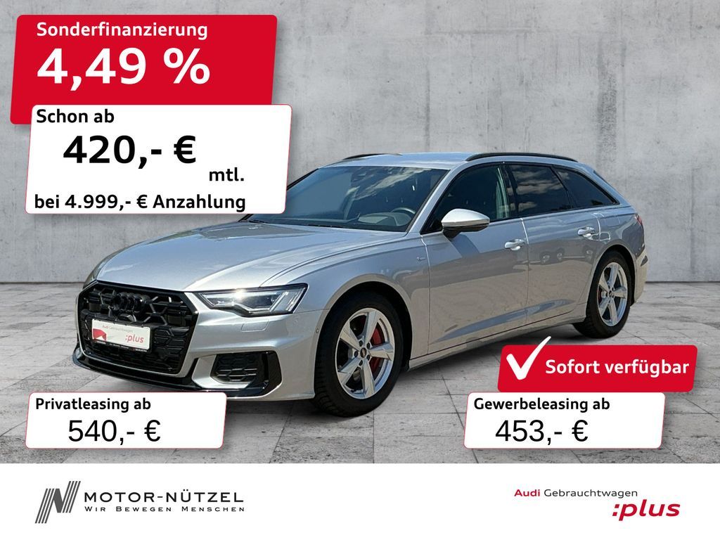 Audi A6 Avant 55 TFSI e QU S-LINE MATRIX+NAVI+HuD+AHK Leasing
