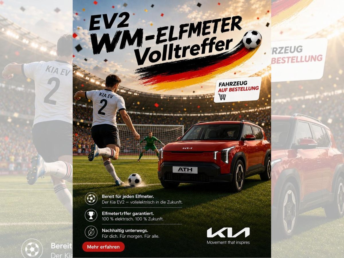 Kia EV2 Air -Ausstattung auf Bestellung (WM Spezial) nur für kurze Zeit Leasing