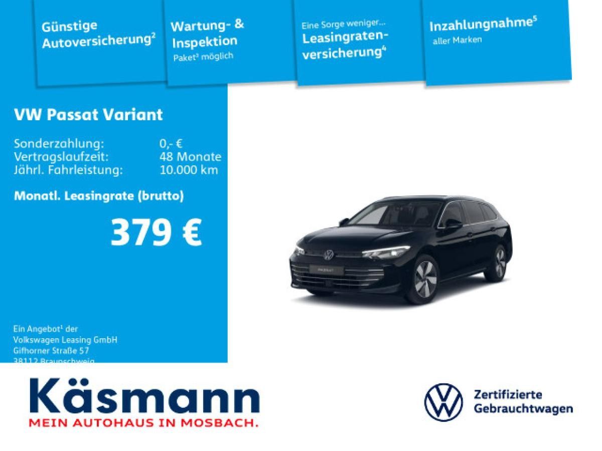 Volkswagen Passat Variant 1.5 eTSI Business AHK 360 IQ.DRIVE Leasing