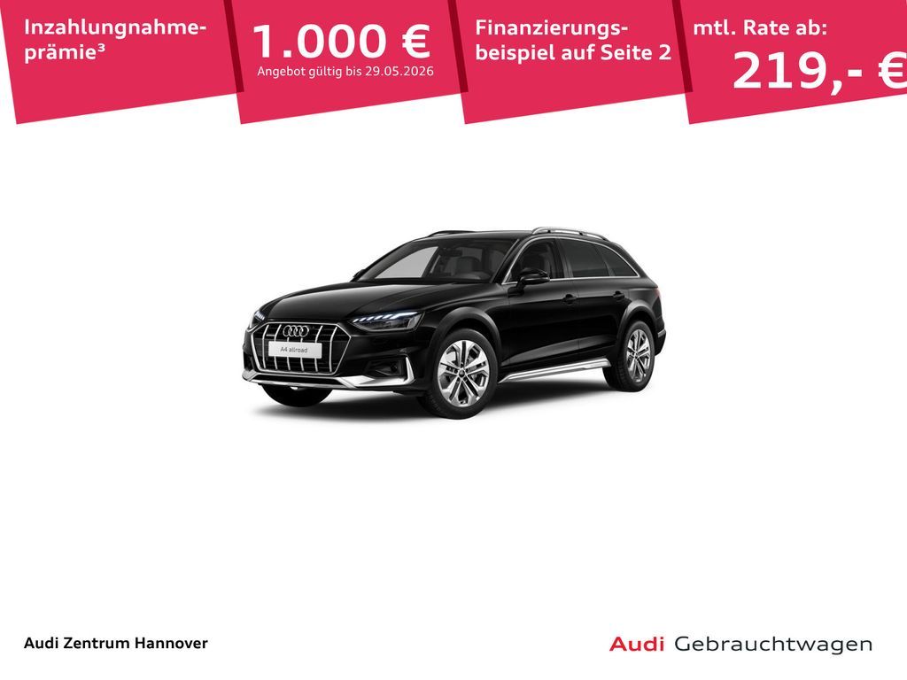 Audi A4 allroad quattro 40 TDI KAMERA NAVI CARPLAY Si Leasing