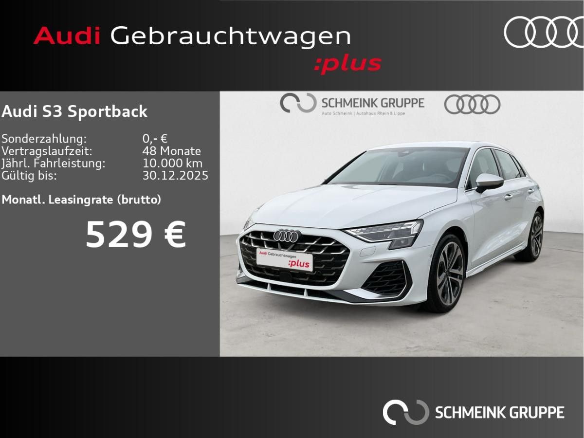 Audi S3 Sportback TFSI quattro S-line Leder Amb+ Navi Leasing