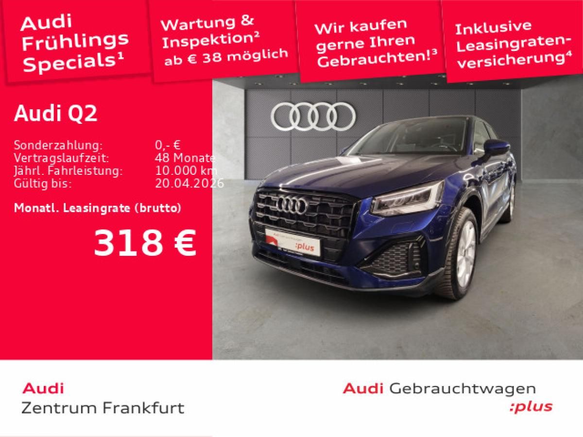 Audi Q2 35 TDI advanced S tronic LED Navi DAB VC PDC Leasing