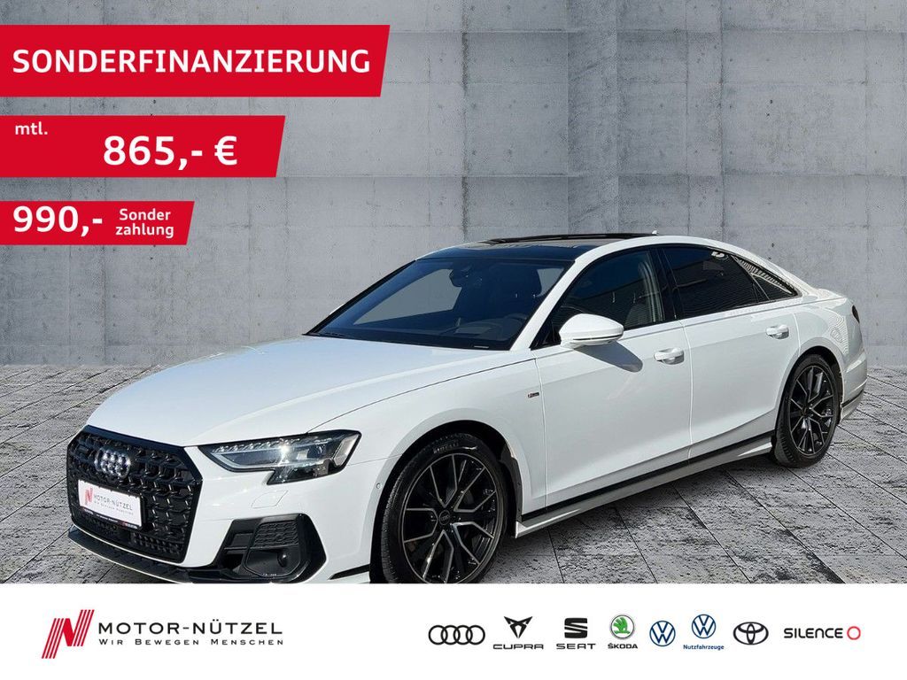 Audi A8 55 TFSI QU S-LINE 5JG+MATRIX+NAV+AIR+PANO+B&O Leasing