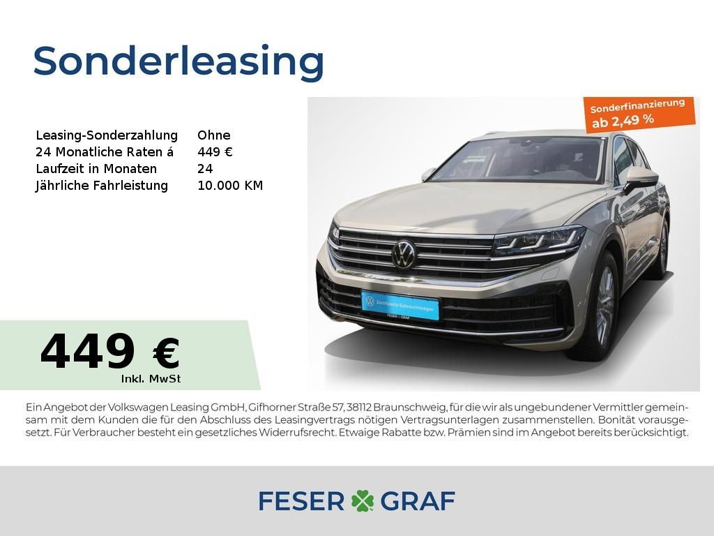 Volkswagen Touareg 3.0 TDI 4M Elegance AHK Luftf. Matrix Leasing