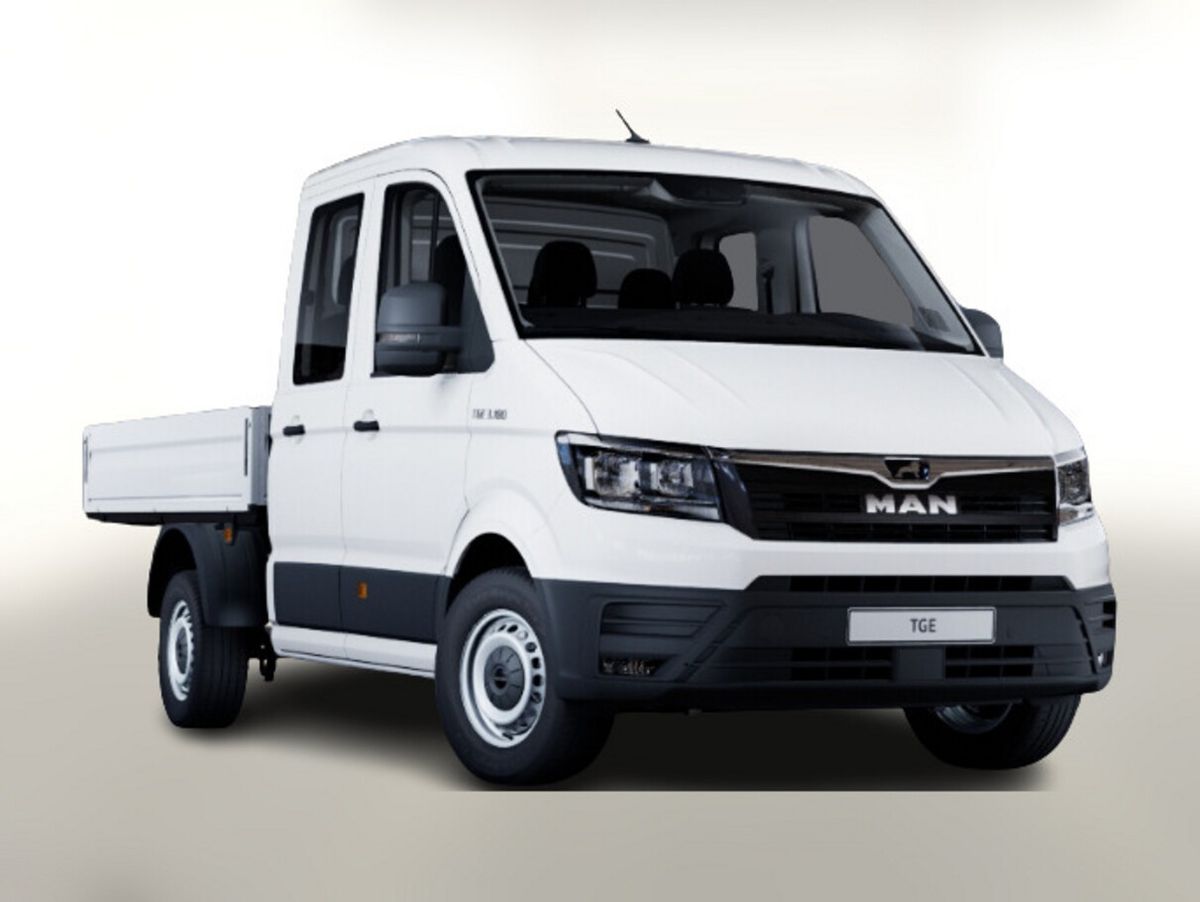 MAN TGE Pritsche DoKa L4 7S SmartLink Temp 2xPDC Gewerbeleasing Leasing